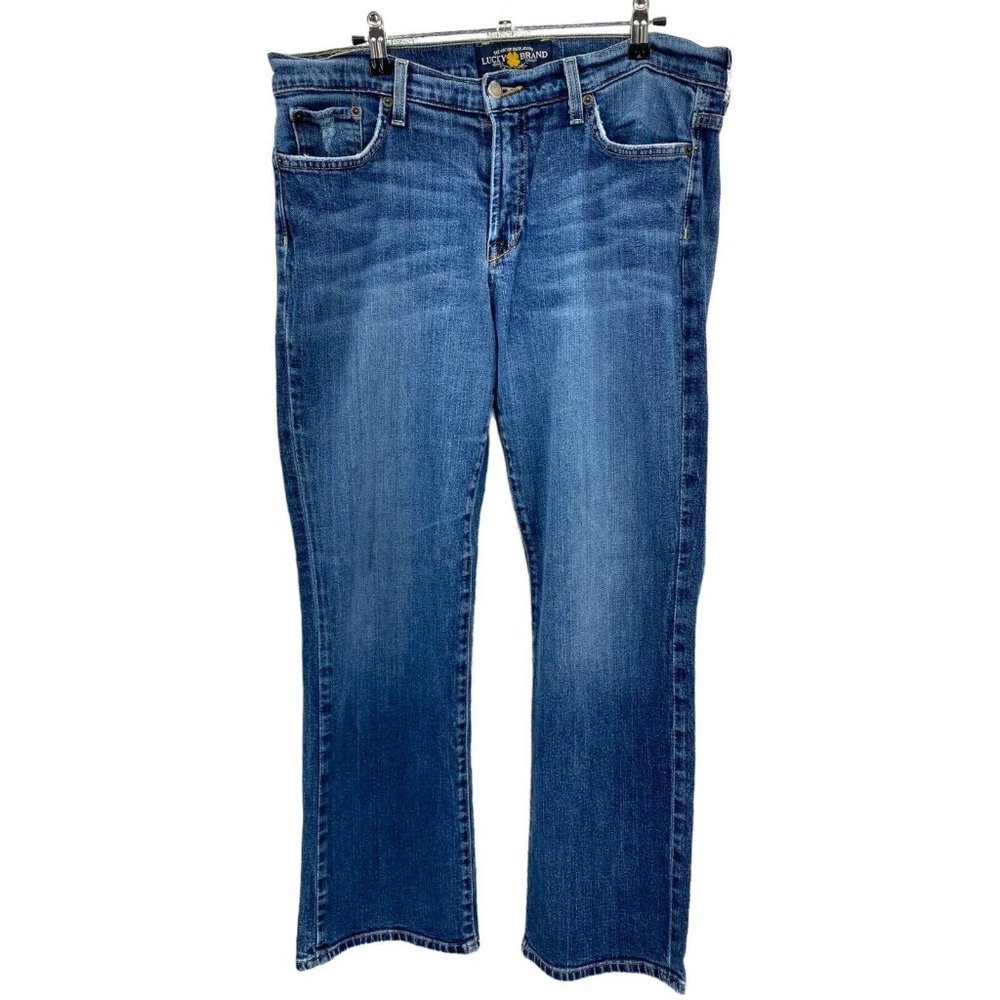 Lucky Brand Women's Blue Straight-Leg Jeans